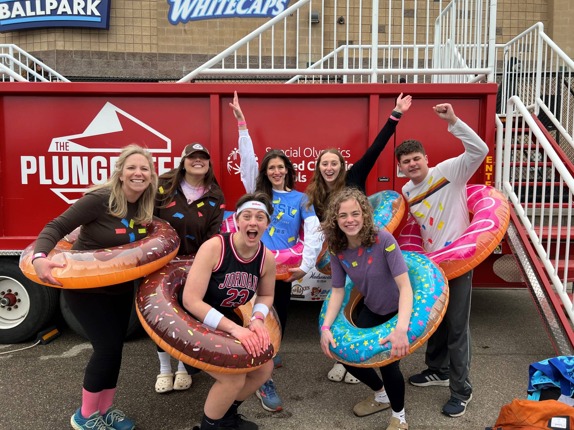 Group photo at Polar Plunge